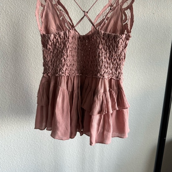Free People Dusty Mauve Adella Cami Top Size XS NWT - Picture 13 of 14